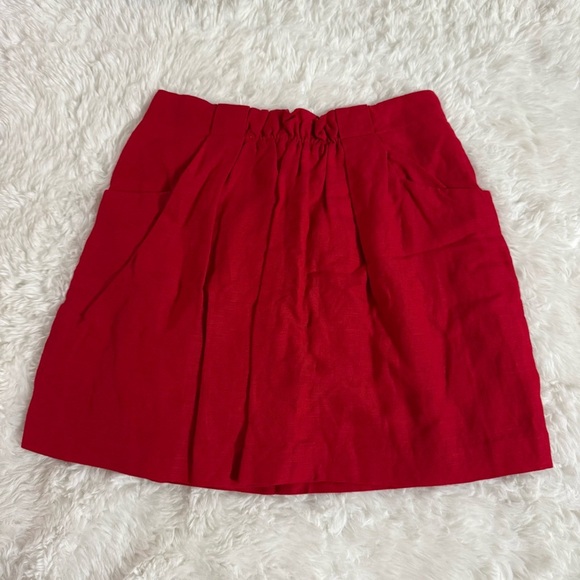 Forever 21 Red Pleated Mini Skirt Size XS - Picture 12 of 12